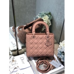 MEDIUM LADY DIOR BAG Ultramatte Cannage Calfskin