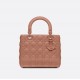 MEDIUM LADY DIOR BAG Ultramatte Cannage Calfskin