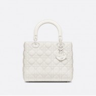 MEDIUM LADY DIOR BAG Ultramatte Cannage Calfskin