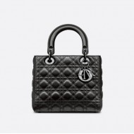 MEDIUM LADY DIOR BAG Cannage Lambskin