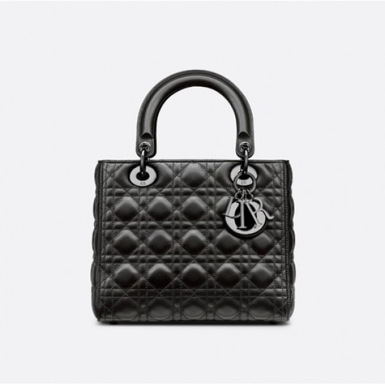 MEDIUM LADY DIOR BAG Cannage Lambskin