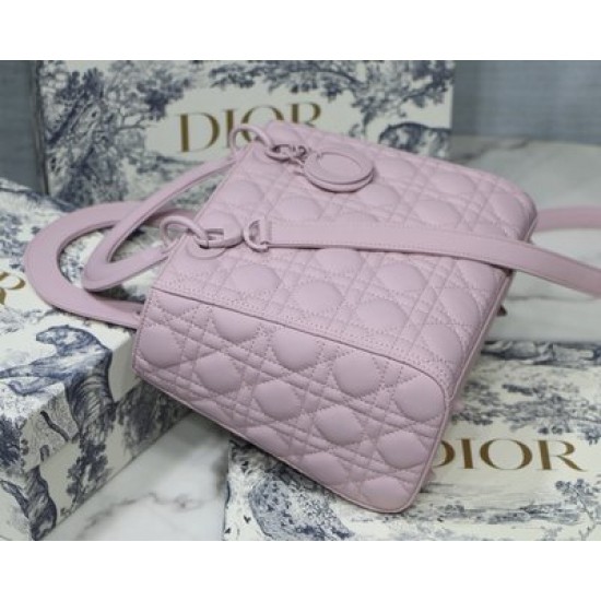 MEDIUM LADY DIOR BAG Ultramatte Cannage Calfskin