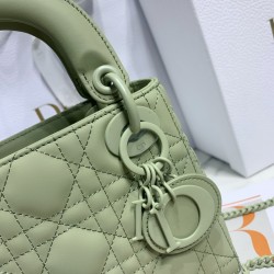 MINI LADY DIOR BAG Ultramatte Cannage Calfskin