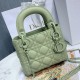 MINI LADY DIOR BAG Ultramatte Cannage Calfskin