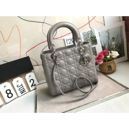 MEDIUM LADY DIOR BAG Cannage Lambskin