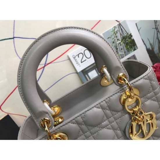 MEDIUM LADY DIOR BAG Cannage Lambskin