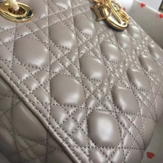 MEDIUM LADY DIOR BAG Cannage Lambskin