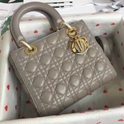 MEDIUM LADY DIOR BAG Cannage Lambskin