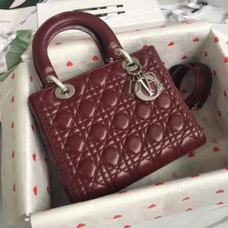 MEDIUM LADY DIOR BAG Cannage Lambskin