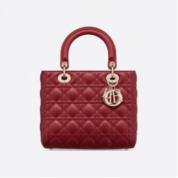 MEDIUM LADY DIOR BAG Cannage Lambskin