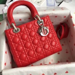 MEDIUM LADY DIOR BAG Cannage Lambskin