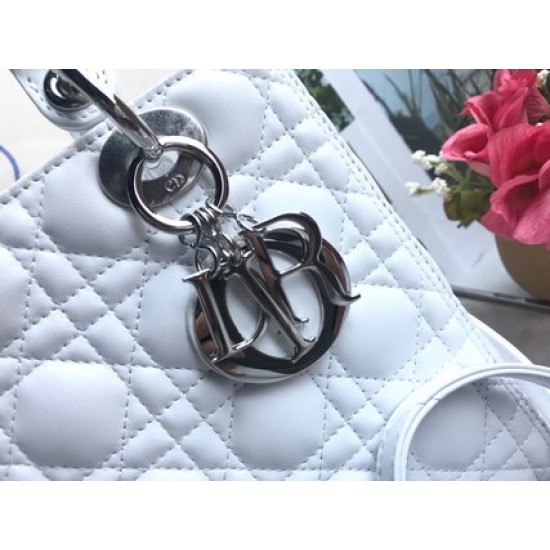 MEDIUM LADY DIOR BAG Cannage Lambskin