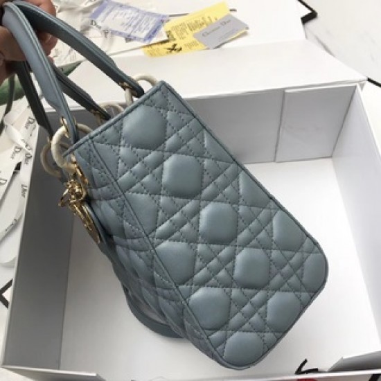 MEDIUM LADY DIOR BAG Cannage Lambskin