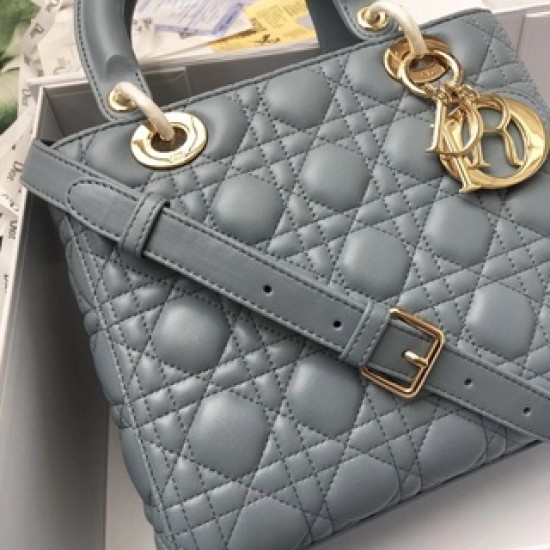 MEDIUM LADY DIOR BAG Cannage Lambskin