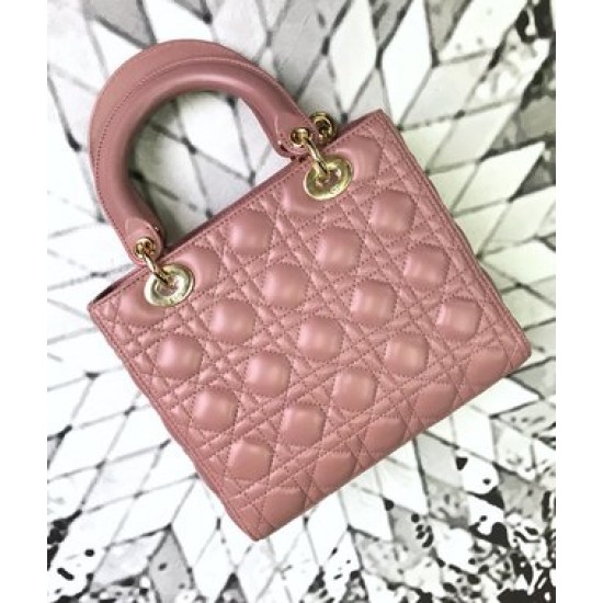 MEDIUM LADY DIOR BAG Cannage Lambskin