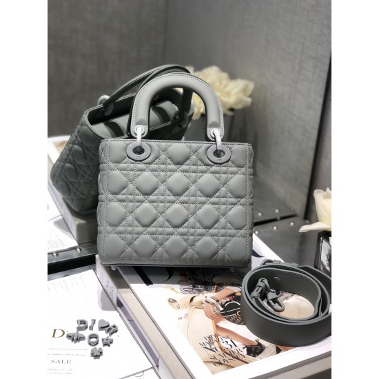 LADY DIOR MY ABCDIOR BAG Ultramatte Cannage Calfskin