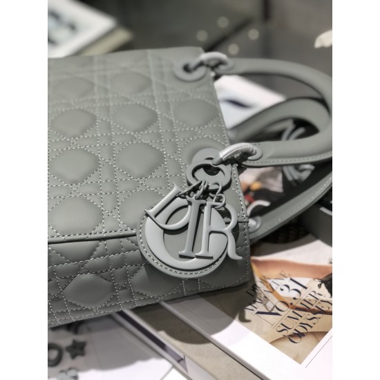 LADY DIOR MY ABCDIOR BAG Ultramatte Cannage Calfskin