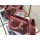 LADY DIOR MY ABCDIOR BAG Patent Cannage Calfskin