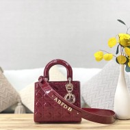 LADY DIOR MY ABCDIOR BAG Patent Cannage Calfskin LADY DIOR MY ABCDIOR BAG Patent Cannage Calfskin