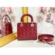 LADY DIOR MY ABCDIOR BAG Patent Cannage Calfskin