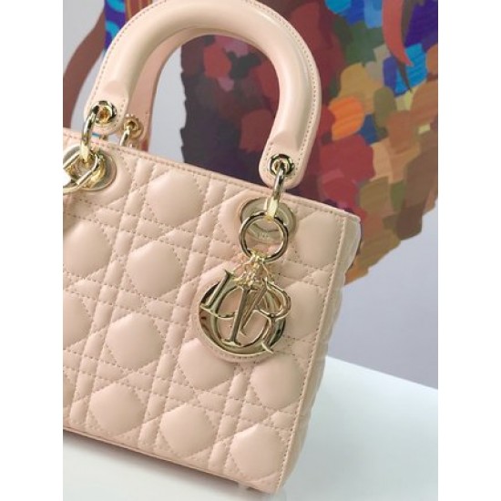 LADY DIOR MY ABCDIOR BAG Cannage Lambskin