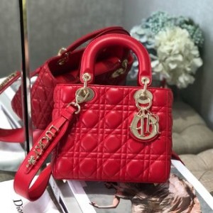 LADY DIOR MY ABCDIOR BAG Cannage Lambskin