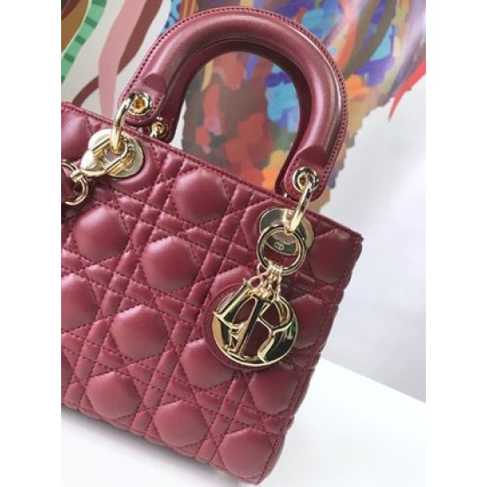 LADY DIOR MY ABCDIOR BAG Cannage Lambskin