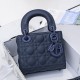 MINI LADY DIOR BAG Ultramatte Cannage Calfskin