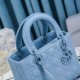 MEDIUM LADY DIOR BAG Ultramatte Cannage Calfskin