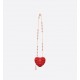 DIORAMOUR DIOR CARO HEART POUCH WITH CHAIN