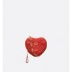 DIORAMOUR DIOR CARO HEART POUCH WITH CHAIN