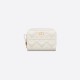 DIORAMOUR DIOR CARO COMPACT ZIPPED WALLET