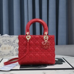 MEDIUM LADY DIOR BAG Lambskin