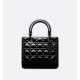 MEDIUM LADY DIOR BAG Patent Cannage Calfskin