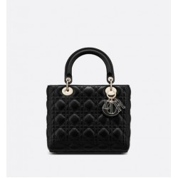 MEDIUM LADY DIOR BAG Lambskin