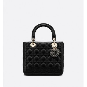 MEDIUM LADY DIOR BAG Lambskin