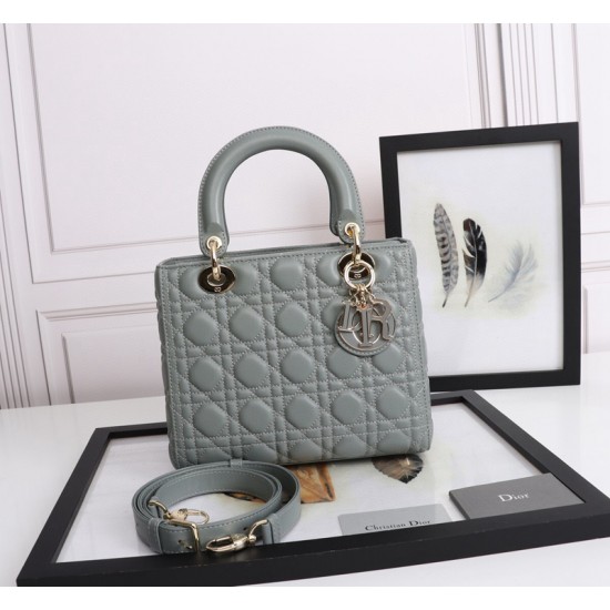 MEDIUM LADY DIOR BAG Lambskin