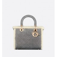 MEDIUM LADY DIOR BAG Shearling