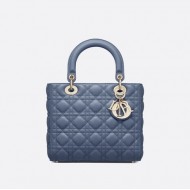 MEDIUM LADY DIOR BAG Cannage Lambskin