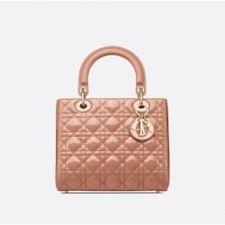 MEDIUM LADY DIOR BAG Patent Cannage Calfskin