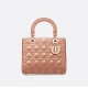 MEDIUM LADY DIOR BAG Patent Cannage Calfskin