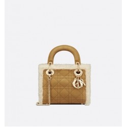 MINI LADY DIOR BAG Shearling