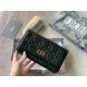 DIOR CARO BELT POUCH WITH CHAIN