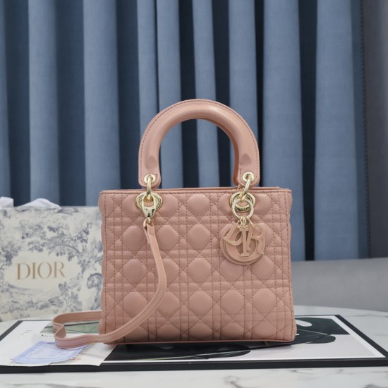 MEDIUM LADY DIOR BAG Lambskin