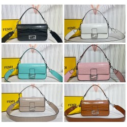 6colors Baguette Tiffany & Co. bag x Fendi in Tiffany Blue™ crocodies