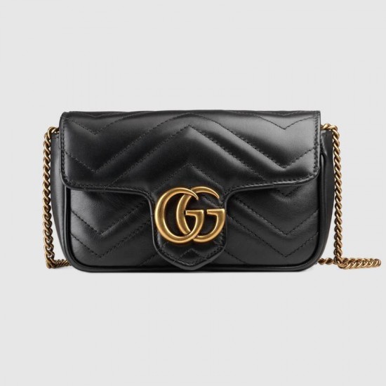 GG Marmont matelassé leather