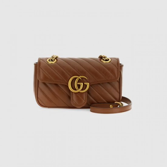 GG Marmont matelassé leather