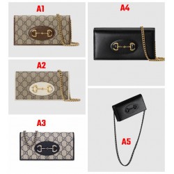 5colors GUCCI HORSEBIT 1955 WALLET WITH CHAIN