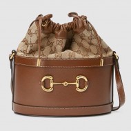 Horsebit 1955 bucket bag canvas