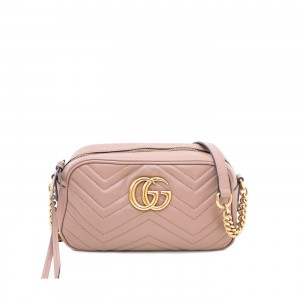 GG Marmont matelassé shoulder bag leather